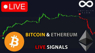 Thumbnail for 🔴 Live Bitcoin & Ethereum Signals | Free 5m Chart BTC ETH Crypto Trading Analysis & Prediction | Infinity Algo