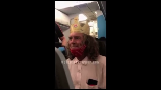 Thumbnail for Burger King hat guy on plane (FULL VIDEO) | dee Naughts