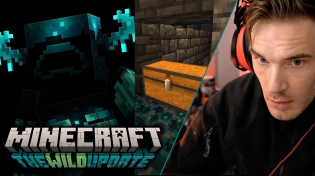 Thumbnail for I Found Wardens Hidden Base and Loot in Minecraft | PewDiePie