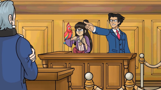 Thumbnail for Flipping the Parrot (Phoenix Wright: Ace Attorney Animation)[Paula Peroff] | Mornal