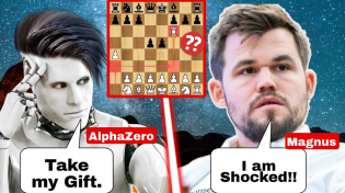 Thumbnail for AlphaZero Shocked Magnus By Sacrificing a Rook in the Opening | AlphaZero vs Magnus | Magnus Chess | Stockfish