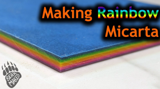 Thumbnail for Make Rock Hard Paper - Rainbow Micarta | Bear Maked