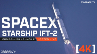 Thumbnail for [4K] Watch SpaceX launch Starship, the biggest rocket ever, LIVE up close and personal! | Everyday Astronaut