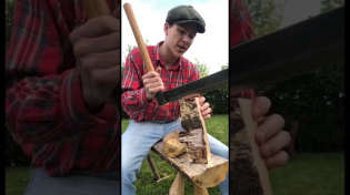 Thumbnail for Why use a Froe instead of an Axe #woodworking #satisfying #shortvideo #axe | Eoin Reardon