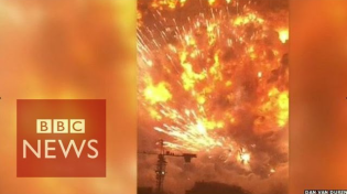 Thumbnail for Tianjin explosion video captures fear of eyewitnesses - BBC News