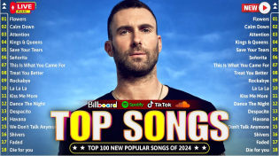 Thumbnail for Maroon 5, Ed Sheeran, Justin Bieber, Selena Gomez, Rihanna, Adele, Sia 💖Billboard Hot 100 This Week | Pop Hits