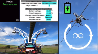 Thumbnail for 'Vampire drone' can leech electricity from power lines to live forever