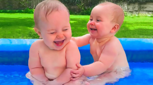 Thumbnail for 🔴 [NEW LIVE] Funniest TWIN BABIES Playing with Water Compilation of 2024 || Cool Peachy