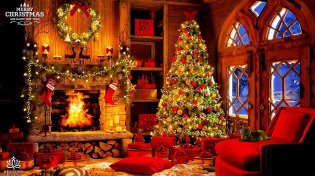 Thumbnail for Beatiful Christmas Ambience 🎄 Relaxing Christmas Music Fireplace 🔥 Merry Christmas 2024 | Healing Relaxation