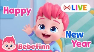 Thumbnail for LIVE🔴 Happy New Year 🎄 Bebefinn Best Nursery Rhymes | Bebefinn - Nursery Rhymes & Kids Songs
