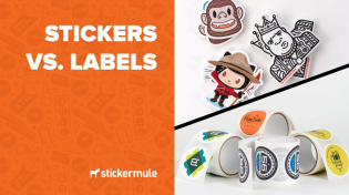 Thumbnail for Stickers vs. Labels - What's the difference? | Sticker Mule
