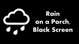 Thumbnail for 🔴 Rain on a Porch, Black Screen 🌧️⬛ • Live 24/7 • No ads | DJ Grossman