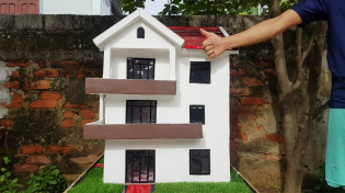 Thumbnail for Building A BEAUTIFUL 3 STOREY mini HOUSE LIKE A Dream---Full Steps As Reality----DIY Mini House
