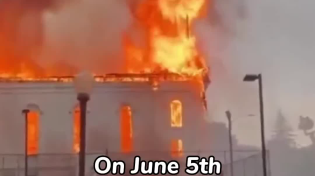 Thumbnail for Church struck by lightning and burned down to ashes after celebrating priDEMONth degeneracy.