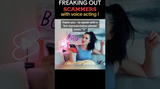 Thumbnail for talented voice actress confusing pajeet telescammer