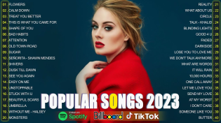 Thumbnail for Billboard Hot 50 Songs Of 2023 - Justin Bieber, Rihanna, Shawn Mendes, Maroon 5, Anne Marie, Sia | TOP SONG