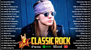 Thumbnail for Guns N Roses, Bon Jovi, Metallica, Queen, Aerosmith, Nirvana 🔥 Classic Rock 70s 80s 90s Full Album | Classic Rock Playlist 