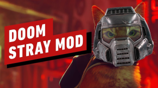 Thumbnail for Stray DOOM Mod Gameplay | IGN