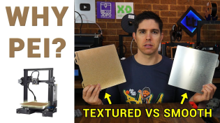 Thumbnail for Guide to PEI 3D printer beds: Why and when to use smooth vs textured | Teaching Tech