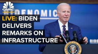 Thumbnail for LIVE: President Biden delivers remarks on passenger rail infrastructure in the U.S.— 11/06/23 | CNBC Television