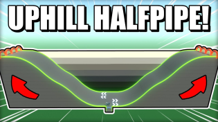 Thumbnail for I Built an Uphill Halfpipe Where You Swing from the Bottom to the Top! | kAN Gaming