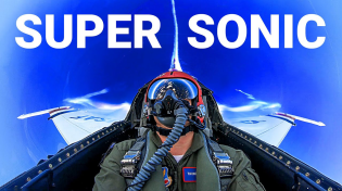 Thumbnail for GOING SUPERSONIC with U.S. Air Force Thunderbirds! Pulling 7 G's in an F-16 -Smarter Every Day 235 | SmarterEveryDay