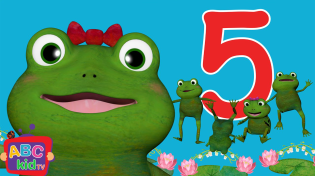 Thumbnail for Five Little Frogs Jumping on the Bed | CoCoMelon Nursery Rhymes & Kids Songs | Cocomelon - Nursery Rhymes