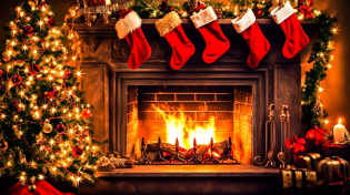 Thumbnail for Frank Sinatra, Nat King Cole, Bing Crosby, Dean Martin🎄 Best Classics Christmas Music with Fireplace | Christmas Ambience