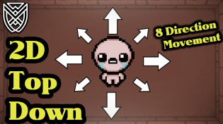 Thumbnail for 2D Top Down Movement UNITY Tutorial | BMo