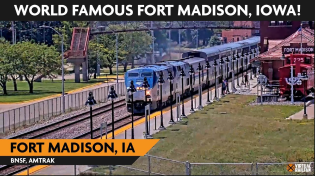 Thumbnail for LIVE Railcam: Fort Madison, IA, USA  | Virtual Railfan
