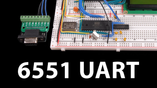 Thumbnail for RS232 interface with the 6551 UART | Ben Eater